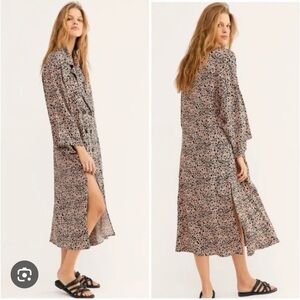 Free People Daria Shirt Dress/ Duster Coat